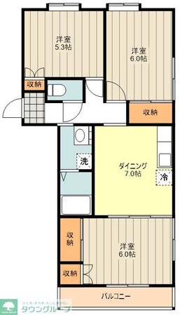 エステートピア青山の物件間取画像